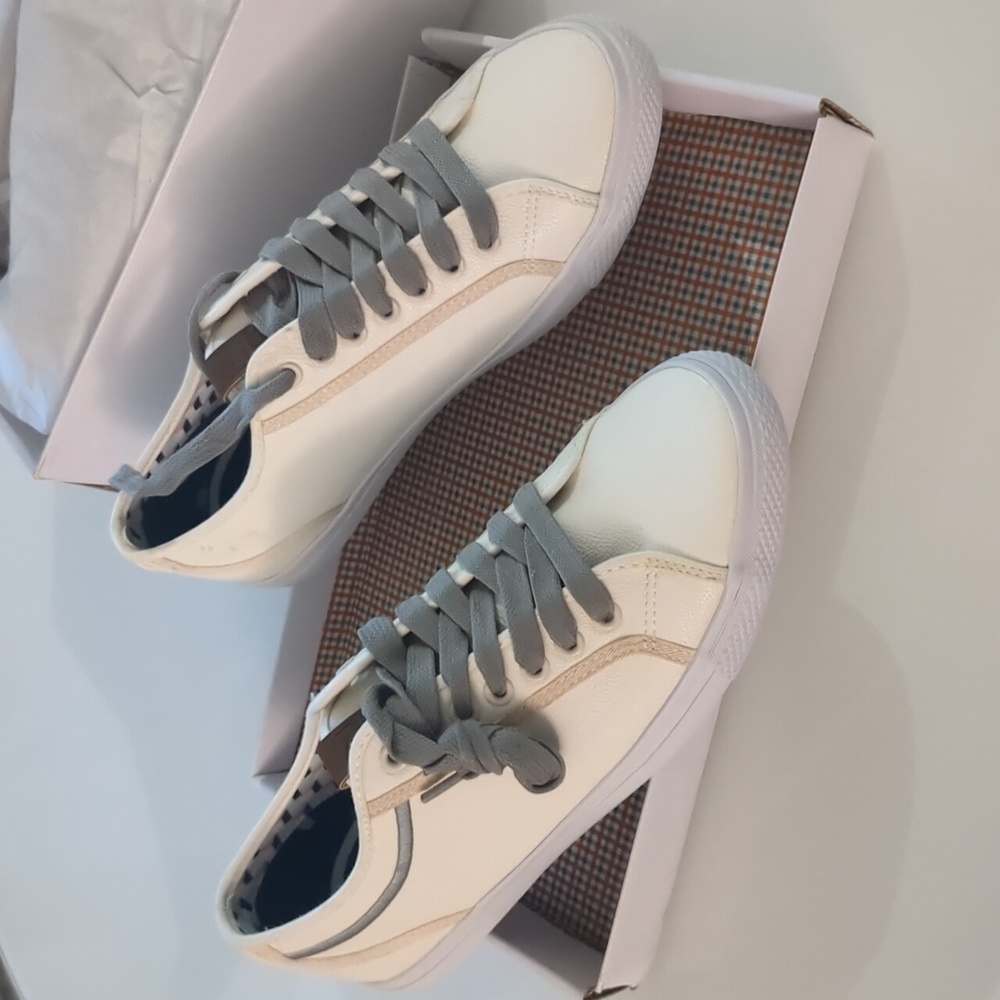 Ben Sherman conall lo shoes white mens 7.5 US